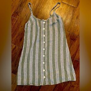 Quintessential button down summer dress S